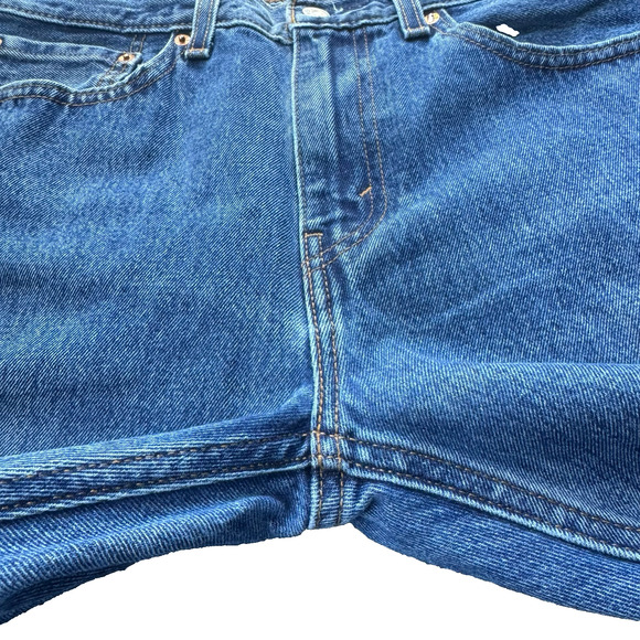 Levi’s 505 Men’s Jeans W32 L30 Straight Leg Blue Denim Classic Fit Zip Fly - Picture 5 of 16